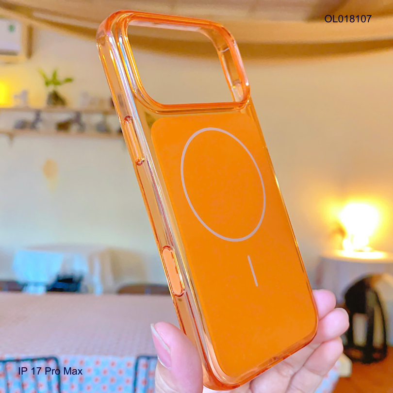 ** Ốp IP 17 Pro Max Likgus Moco magsafe lưng màu viền trong cứng
