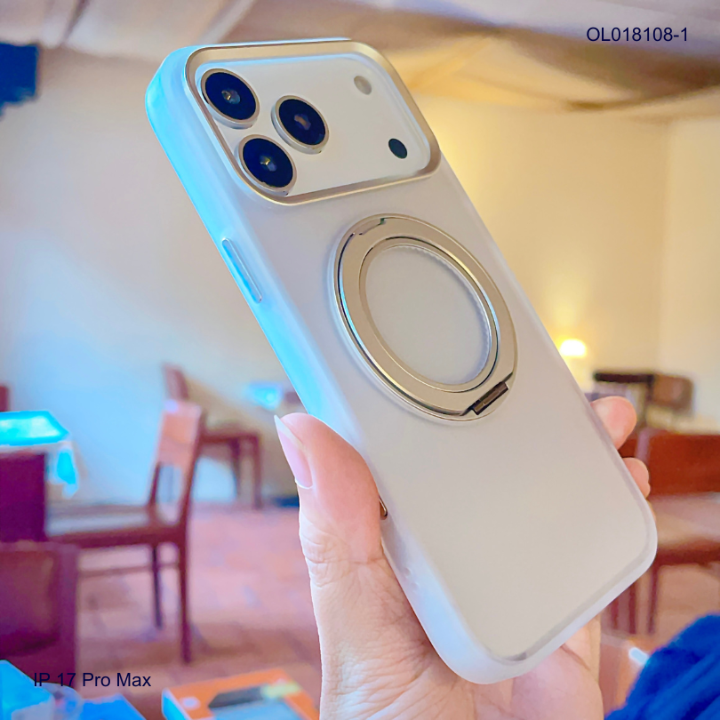 ** Ốp IP 17 Pro Max Likgus Stand lưng nhám magsafe xoay 360