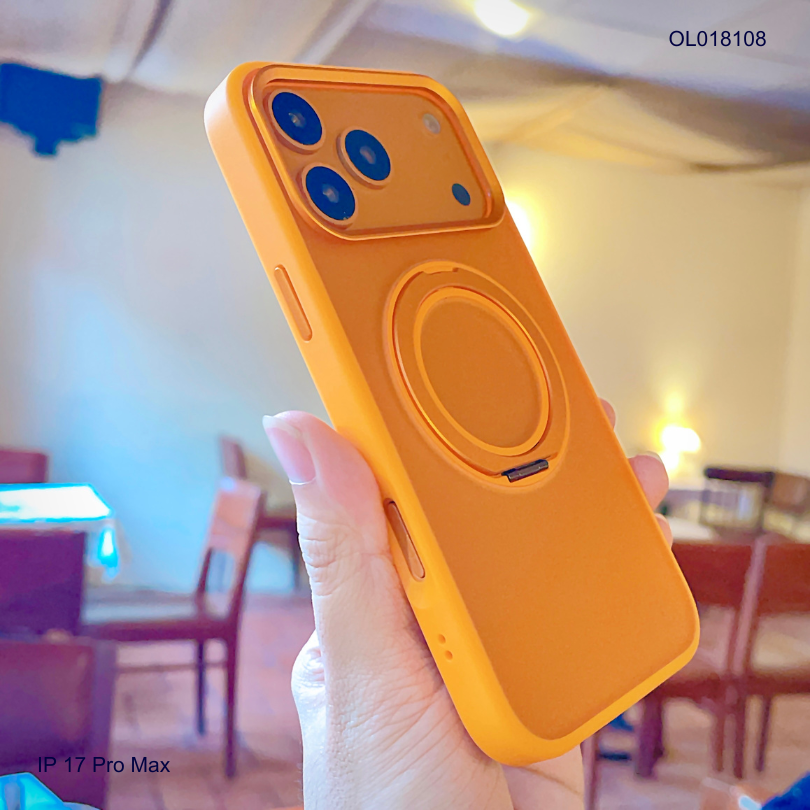 ** Ốp IP 17 Pro Max Likgus Stand lưng nhám magsafe xoay 360