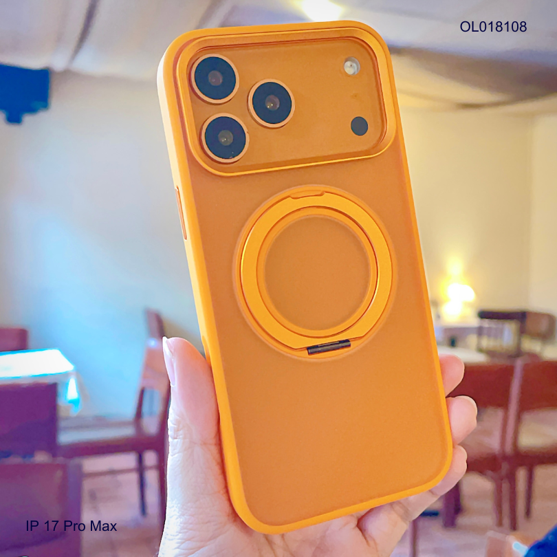 ** Ốp IP 17 Pro Max Likgus Stand lưng nhám magsafe xoay 360