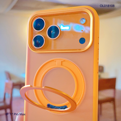 ** Ốp IP 17 Pro Max Likgus Stand lưng nhám magsafe xoay 360