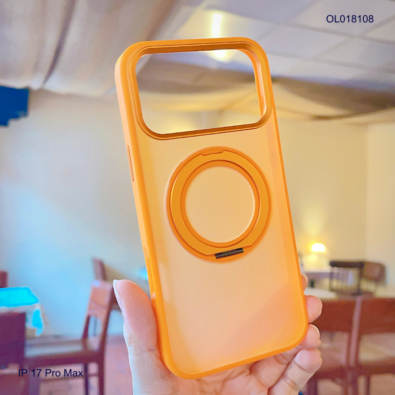 ** Ốp IP 17 Pro Max Likgus Stand lưng nhám magsafe xoay 360
