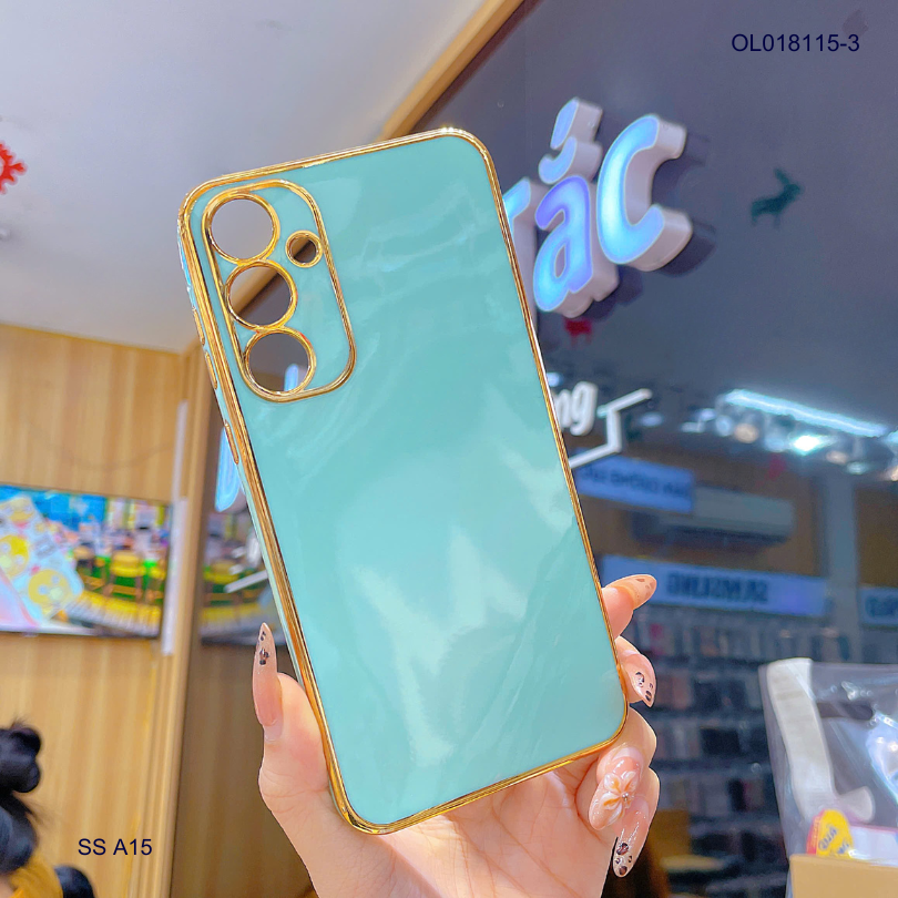 Ốp SS A15 full màu bóng viền xi