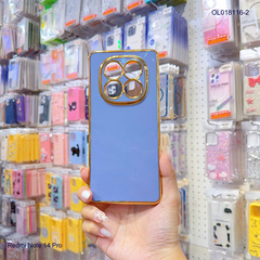 Ốp Xiaomi Redmi Note 14 Pro full màu bóng viền xi