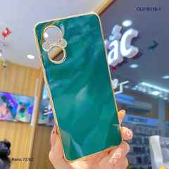Ốp Reno 7Z full màu bóng viền xi