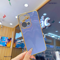 Ốp Reno 13 5G full màu bóng viền xi