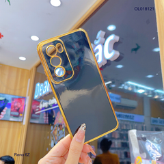 Ốp Reno 6Z full màu bóng viền xi