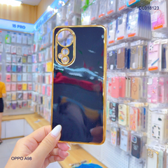 Ốp Oppo A98 full màu bóng viền xi