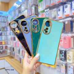 Ốp Oppo A98 full màu bóng viền xi