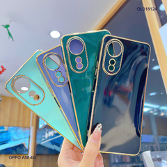 Ốp Oppo A58 full màu bóng viền xi