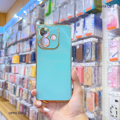 Ốp Oppo A3x full màu bóng viền xi