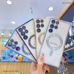 Ốp SS S22 Ultra dẻo trong viền xi camera khoét táo