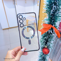 Ốp Samsung S24 Fe dẻo trong viền xi camera khoét táo