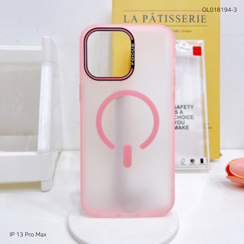 ** Ốp IP 13 Pro Max Likgus lưng nhám Magsafe viền camera Focus