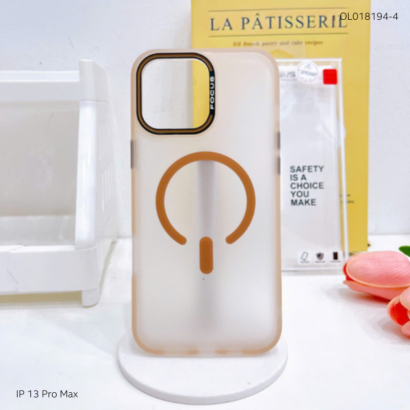 ** Ốp IP 13 Pro Max Likgus lưng nhám Magsafe viền camera Focus