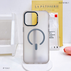 ** Ốp IP 15 6.1 Likgus lưng nhám Magsafe viền camera Focus