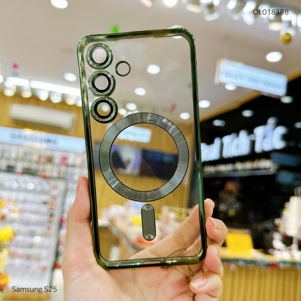 Ốp SS S25 dẻo trong viền xi camera khoét táo