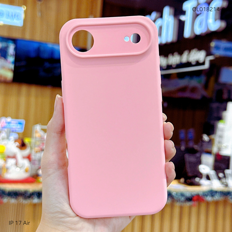 ** Ốp IP 17 Air silicon chống bẩn không logo
