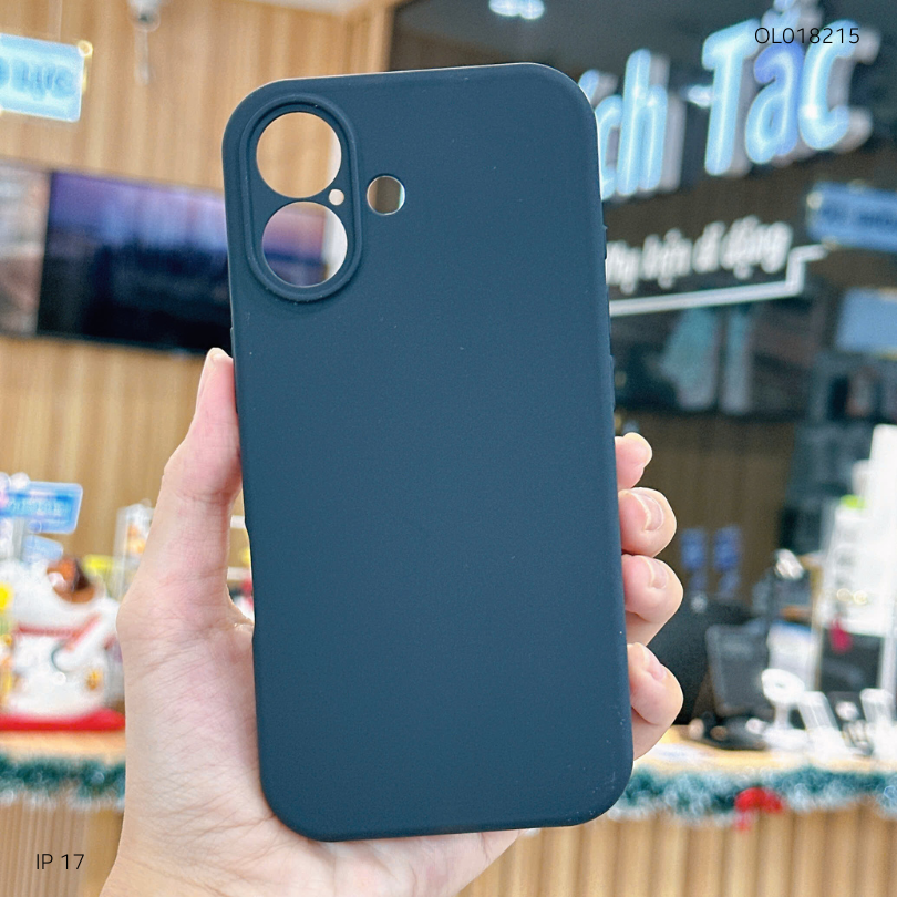 ** Ốp IP 17 silicon chống bẩn không logo