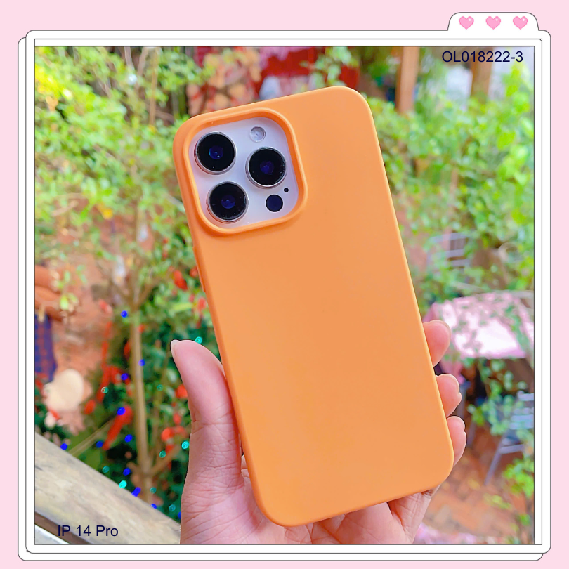 ** Ốp IP 14 Pro silicon chống bẩn không logo