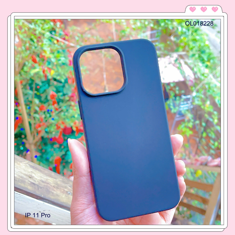** Ốp IP 11 Pro silicon chống bẩn không logo