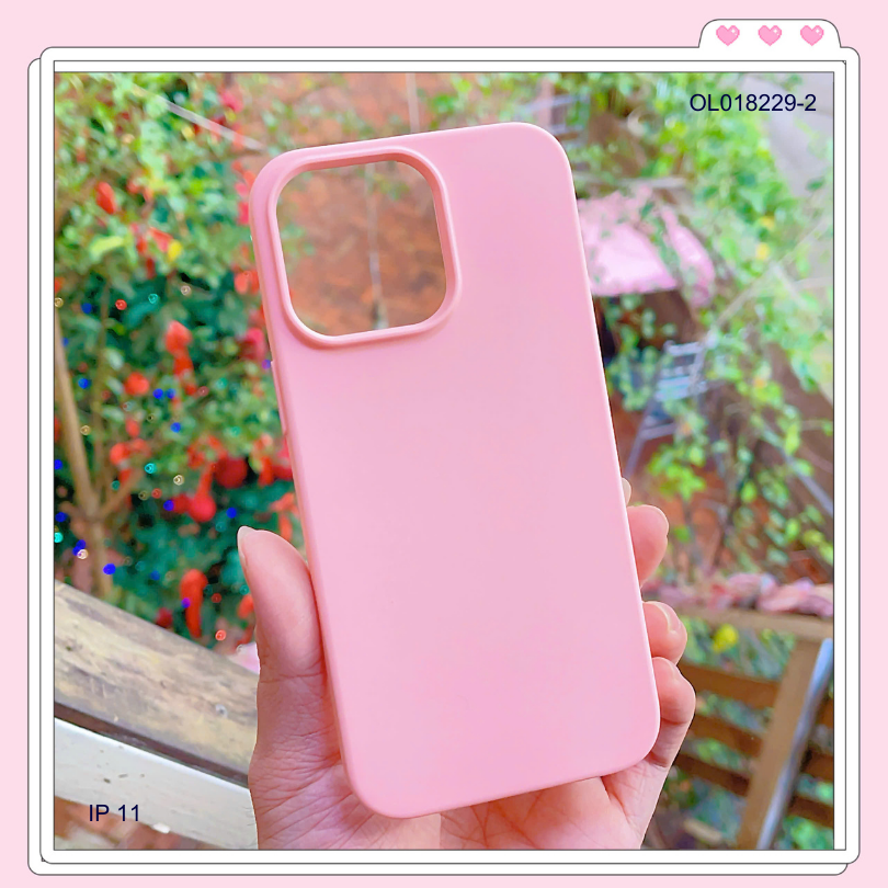 ** Ốp IP 11 silicon chống bẩn không logo