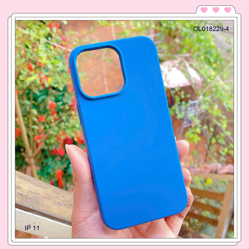 ** Ốp IP 11 silicon chống bẩn không logo