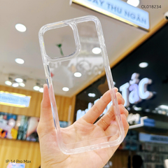 ** Ốp IP 14 Pro Max Berlia trong lưng cứng nút bạc