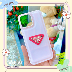 ** ỐP IP 13 Pro Max vân da phồng Prada