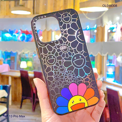 ** Ốp IP 13 Pro Max hoa mặt cười đen