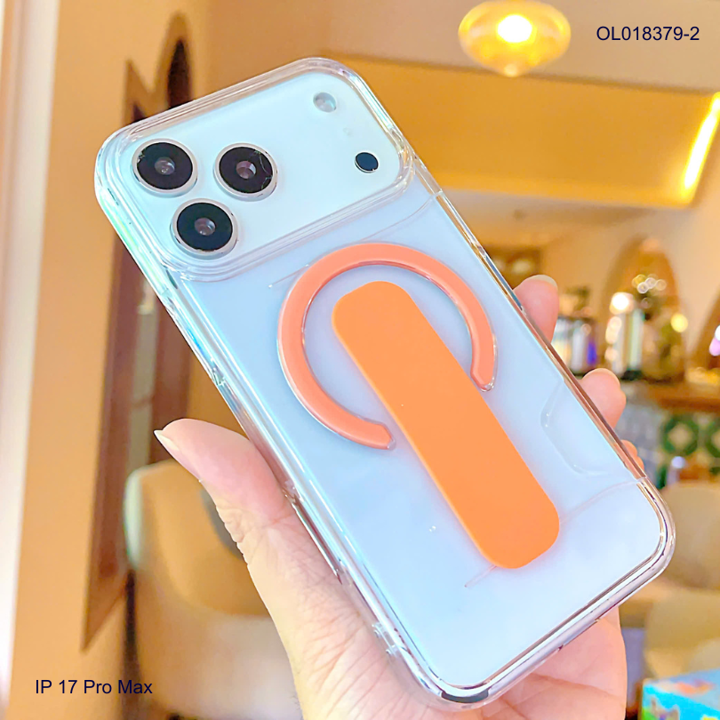 ** Ốp IP 17 Pro Max Le Prius lưng trong cứng magsafe giá đỡ kéo