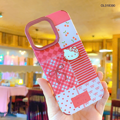 ** Ốp IP 13 Pro Max vân da viền camera xi