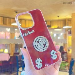 ** Ốp IP 13 6.1 vân đá đồng tiền xoay