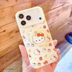 ** Ốp IP 17 Pro Max dẻo vân sóng nhiều hình kèm popsocket