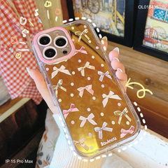 Ốp IP 15 Pro Max tráng gương bảo vệ cam