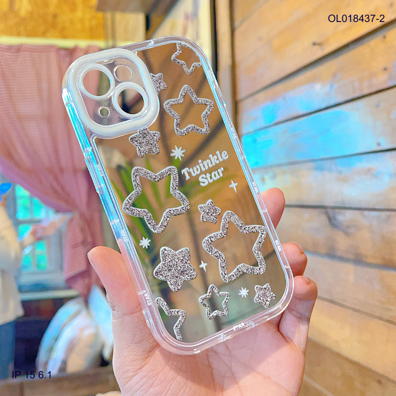 Ốp IP 15 6.1 tráng gương bảo vệ cam