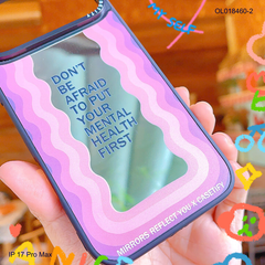 Ốp IP 17 Pro Max tráng gương viền camera in hình