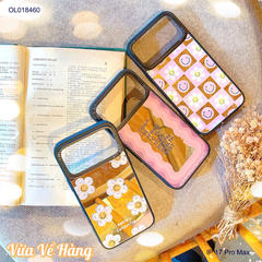 Ốp IP 17 Pro Max tráng gương viền camera in hình