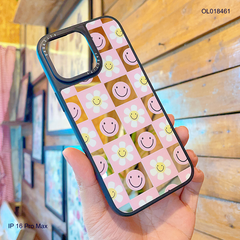 Ốp IP 16 Pro Max tráng gương viền camera in hình