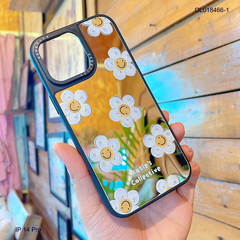 Ốp IP 14 Pro tráng gương viền camera in hình