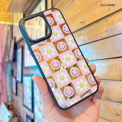 Ốp IP 14 Pro tráng gương viền camera in hình