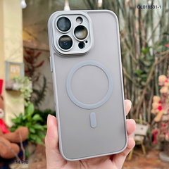 ** Ốp IP 14 Pro Likgus nhám magsafe bảo vệ cam viền màu