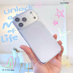 Ốp IP 17 Pro Max dẻo lưng nhám vòng viền trong
