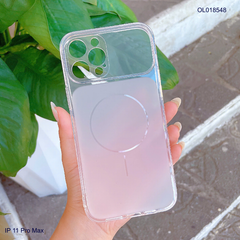 Ốp IP 11 Pro Max độ 17 dẻo lưng nhám vòng viền trong