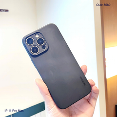 ** Ốp IP 11 Pro Max KST Design vân da đen trơn