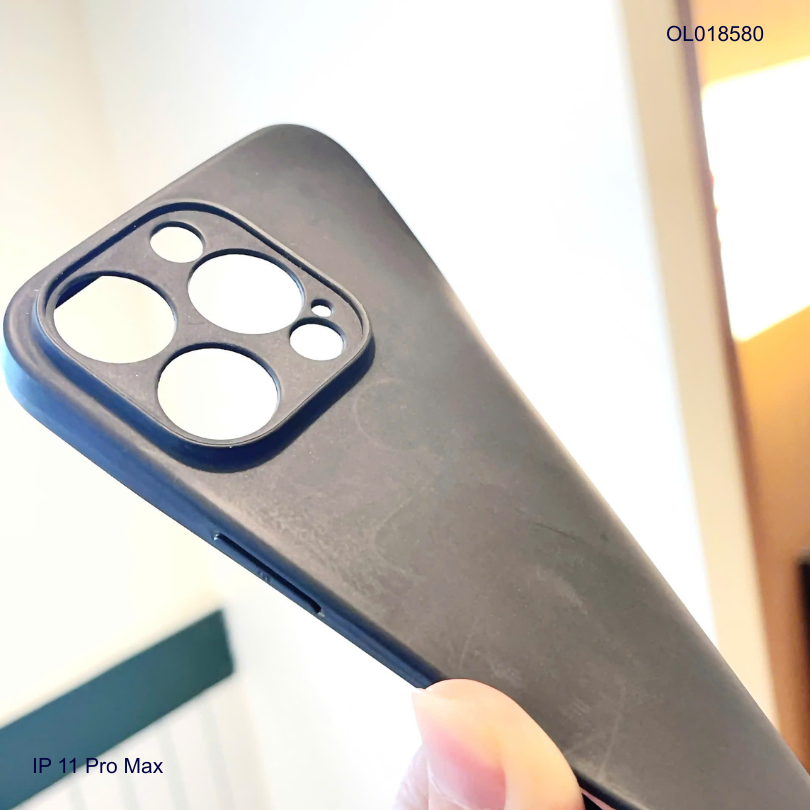 ** Ốp IP 11 Pro Max KST Design vân da đen trơn