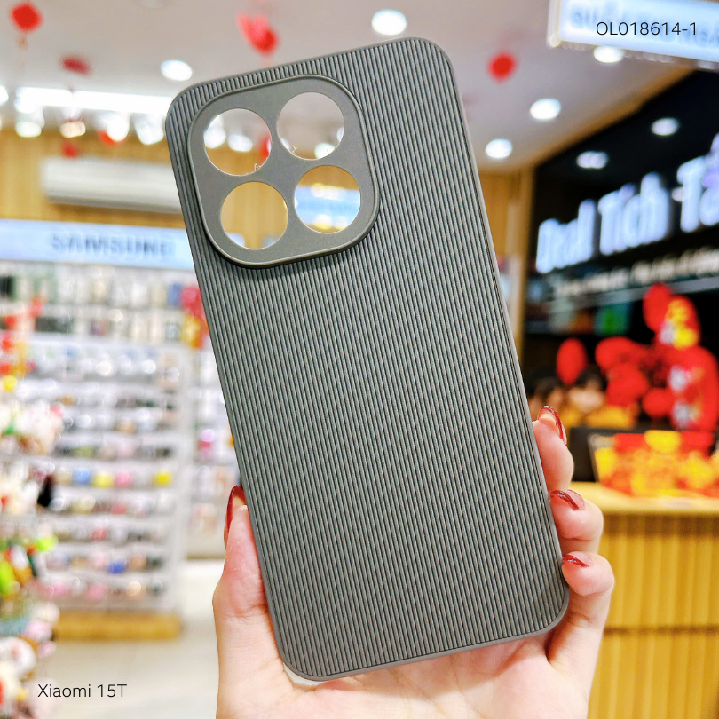 ** Ốp Xiaomi 15T sọc đứng trơn