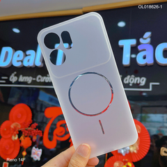 ** Ốp Reno 14F dẻo nhám giả magsafe
