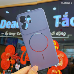 ** Ốp Reno 14F dẻo nhám giả magsafe