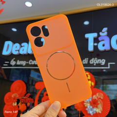 ** Ốp Reno 14F dẻo nhám giả magsafe